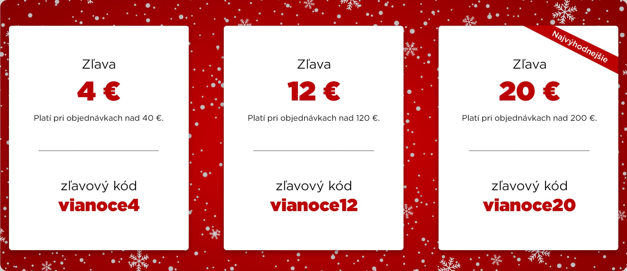 vanoce slevovy kupony SK